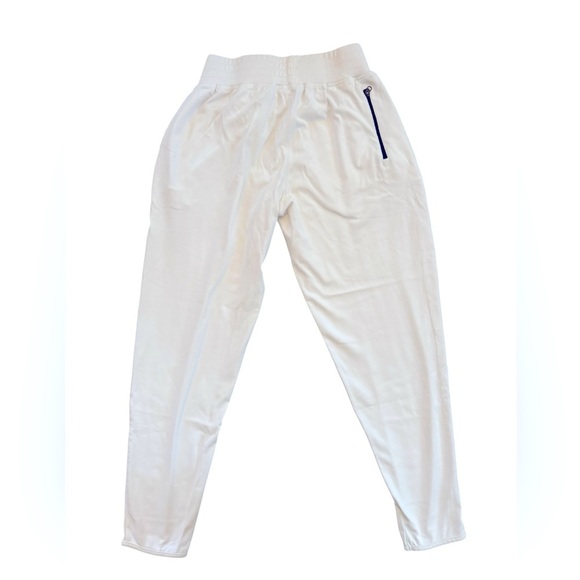 Theory+ White Elastic Waist Tapered Pants Size Small - Picture 3 of 7